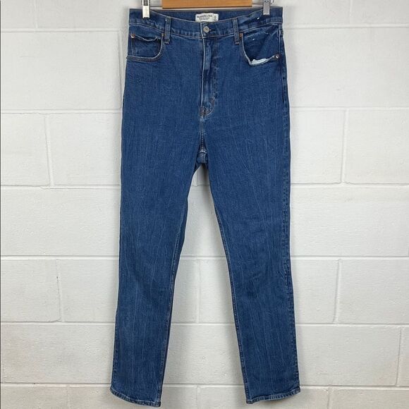 Abercrombie & Fitch High Rise Blue Jeans - Picture 1 of 6